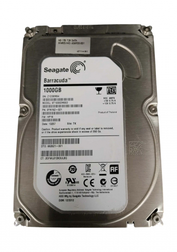 Жесткий диск HP 637114-001 1Tb SATAIII 3,5" HDD
