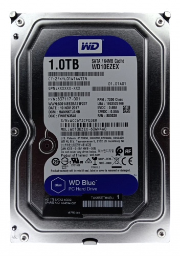Жесткий диск HP 687983-001 1Tb  SATAIII 3,5" HDD