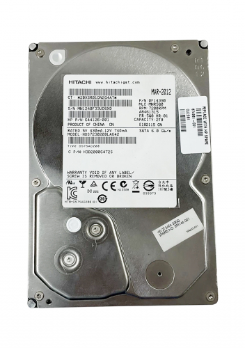 Жесткий диск HP 644126-001 2Tb  SATAIII 3,5" HDD