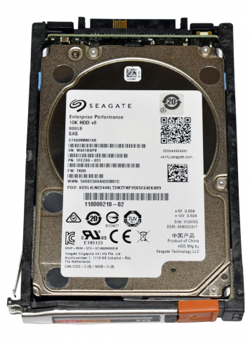 Жесткий диск EMC 1FE200-031 900Gb 10000 SAS 2,5" HDD