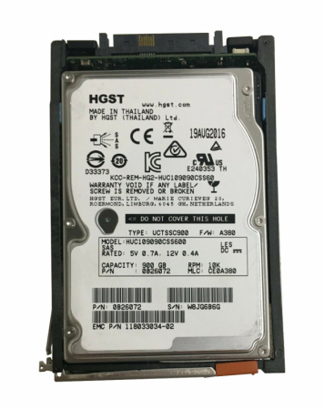Жесткий диск EMC 005049810 900Gb 10000 SAS 2,5" HDD