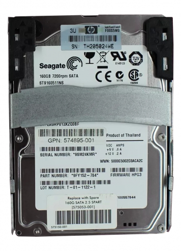 Жесткий диск HP 575053-001 160Gb  SATAII 2,5" HDD