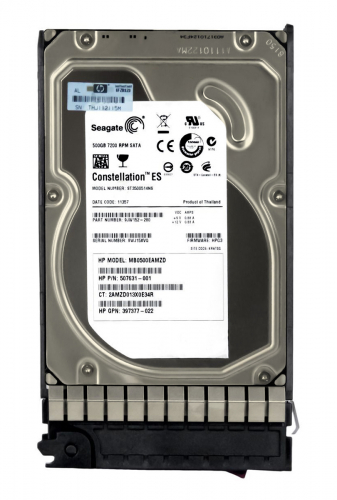 Жесткий диск HP 397377-022 500Gb  SATAII 3,5" HDD