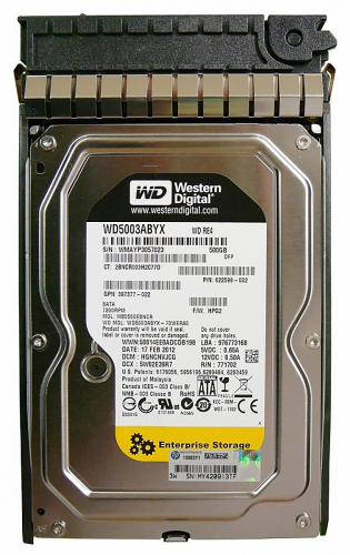Жесткий диск HP 622598-002 500Gb  SATAII 3,5" HDD