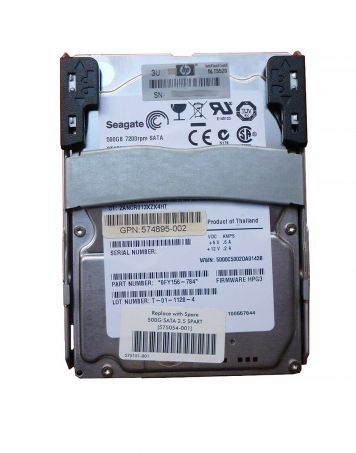 Жесткий диск HP 574953-B21 500Gb  SATAII 2,5" HDD