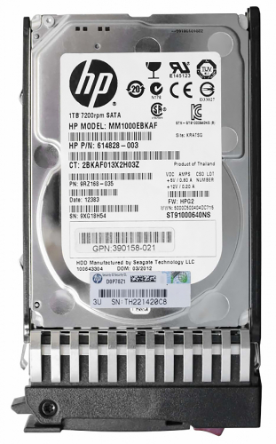 Жесткий диск HP 627632-B21 1Tb 7200 SATAII 2,5" HDD