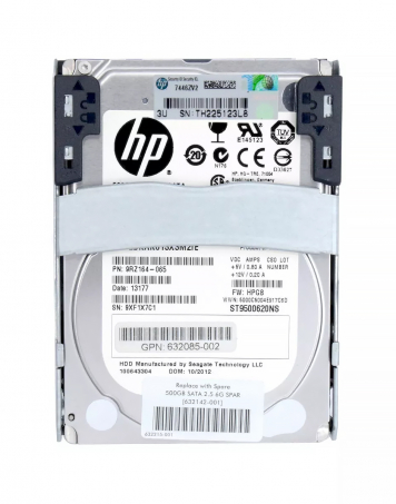 Жесткий диск HP 632142-001 500Gb 7200 SATAIII 2,5" HDD