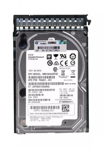 Жесткий диск HP MM1000GEFQV 1Tb 7200 SATAIII 2,5" HDD
