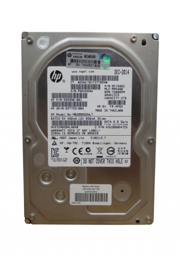 Жесткий диск HP 659570-001 2Tb  SATAIII 3,5" HDD