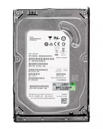 Жесткий диск HP 861685-001 2Tb 7200 SATAIII 3.5" HDD