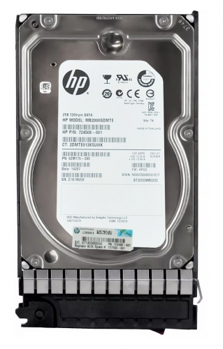 Жесткий диск HP 724508-001 2Tb SATAIII 3.5" HDD