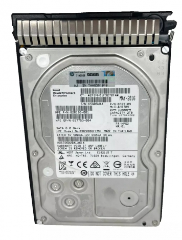 Жесткий диск HP 820193-001 2Tb 7200 SATAIII 3.5" HDD