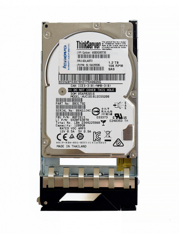 Жесткий диск Lenovo 00LA873 1,2Tb 10520 SAS 2,5" HDD