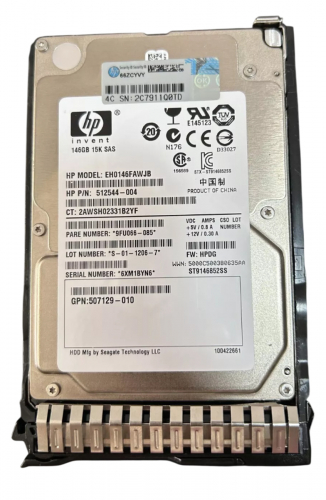 Жесткий диск HP EH0146FAWJB 146Gb  SAS 2,5" HDD