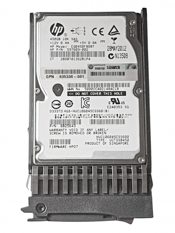 Жесткий диск HP 0B25643 450Gb SAS 2,5" HDD