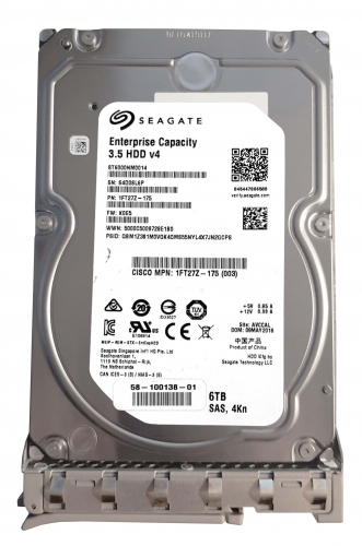 Жесткий диск Cisco UCS-HD6T7KL4K 6Tb 7200 SAS 3,5" HDD