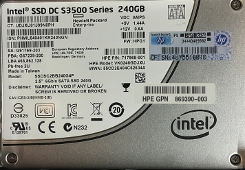 Жесткий диск HP 869390-003 240Gb SATAIII 2,5" SSD