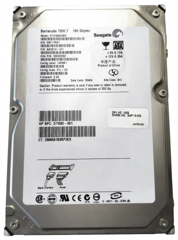 Жесткий диск HP 345732-005 160Gb  SATA 3,5" HDD