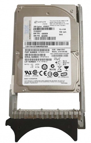Жесткий диск IBM 9MB066-039 73,4Gb 15000 SAS 2,5" HDD