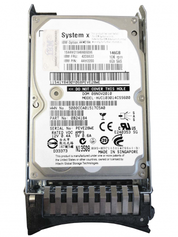 Жесткий диск IBM 44W2194 146Gb 10000 SAS 2,5" HDD