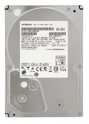 Жесткий диск Hitachi HDS5C3020ALA632 2Tb  SATAIII 3,5" HDD