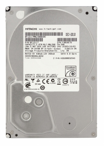 Жесткий диск Hitachi H3D20003254S 2Tb  SATAIII 3,5" HDD