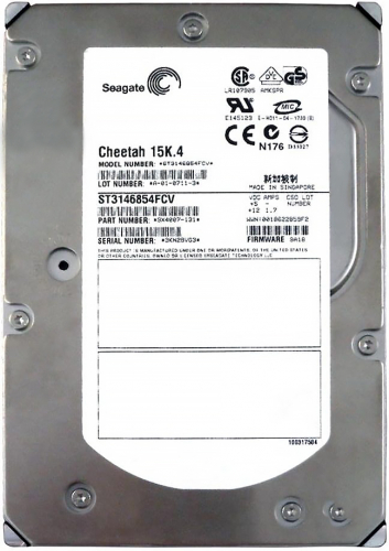 Жесткий диск Seagate ST3146854FCV 146,8Gb  Fibre Channel  3,5" HDD
