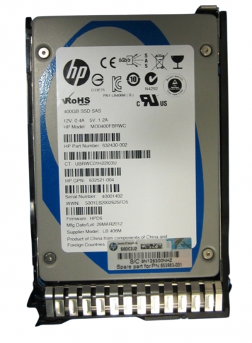 Жесткий диск HP 632521-004 400Gb SAS 2,5" SSD