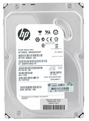 Жесткий диск HP 659341-B21 500Gb  SATAIII 3,5" HDD