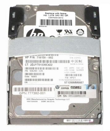 Жесткий диск HP 697630-001 1,2Tb 10000 SAS 2,5" HDD