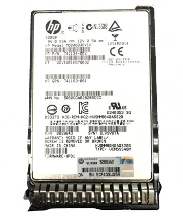 Жесткий диск HP 741163-001 400Gb  SAS 2,5" SSD