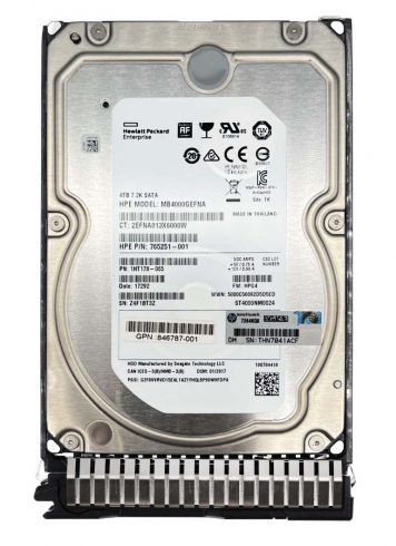 Жесткий диск HP 765861-001 4Tb 7200 SATAIII 3.5" HDD