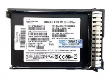 Жесткий диск HP 816961-005 1.92Tb SATAIII 2,5" SSD