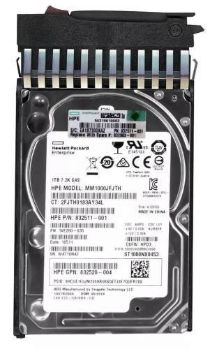 Жесткий диск HP 832512-B21 1Tb 7200 SAS 2,5" HDD