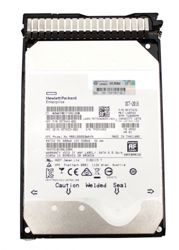 Жесткий диск HP 863768-B21 10Tb 7200 SATAIII 3.5" HDD