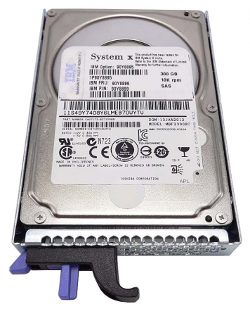 Жесткий диск IBM 90Y8899 300Gb 10000 SAS 2,5" HDD