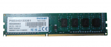 Оперативная память Patriot PSD34G133381 DDRIII 4GB