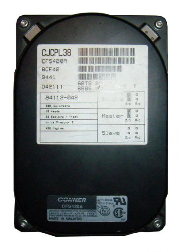 Жесткий диск Conner CT215 15Gb 5400 IDE 3.5" HDD