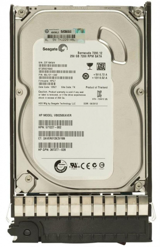 Жесткий диск HP J9670A 250Gb 7200 SATAII 3.5" HDD