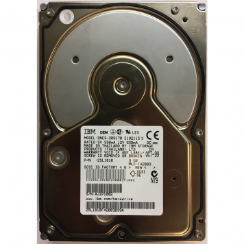 Жесткий диск IBM 25L1810 36,7Gb  U160SCSI 3.5" HDD