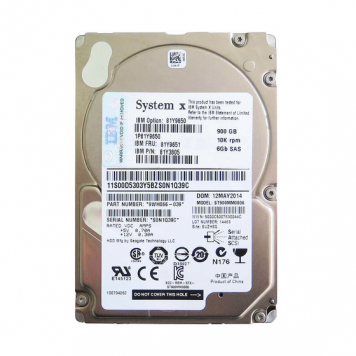 Жесткий диск IBM 81Y3805 900Gb  SAS 2,5" HDD