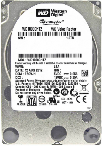 Жесткий диск Lenovo 0C19836 1Tb 10000 SATAIII 2,5" HDD
