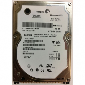 Жесткий диск Seagate 376770-001 80Gb 4200 IDE 2,5" HDD