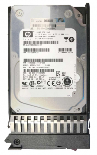 Жесткий диск HP EH0146FARUB 146Gb  SAS 2,5" HDD