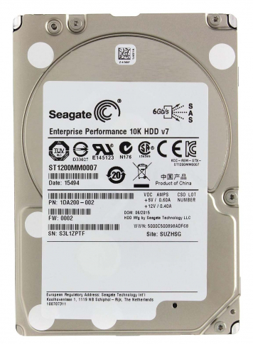 Жесткий диск Seagate ST1200MM0007 1200Gb  SAS 2,5" HDD