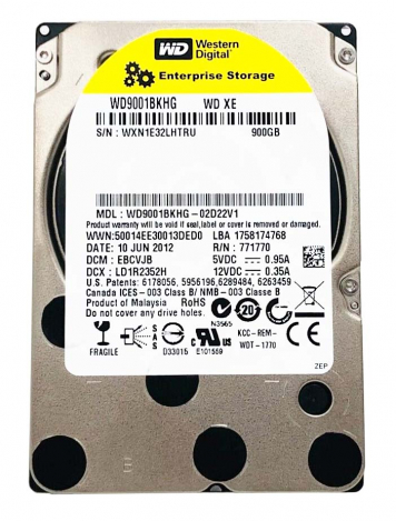Жесткий диск Western Digital WD9001BKHG 900Gb  SAS 2,5" HDD
