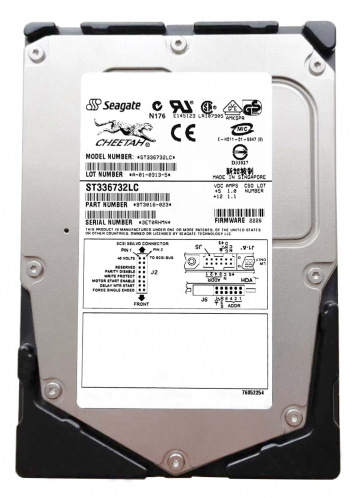 Жесткий диск Seagate ST336732LC 36,7Gb  U320SCSI 3.5" HDD