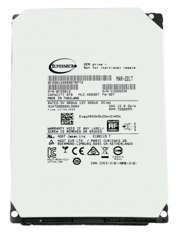 Жесткий диск Hitachi HDD-A8TB-SM0F29812 8Tb 7200 SAS 3,5" HDD