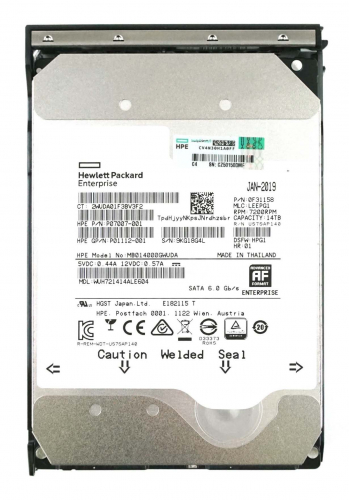 Жесткий диск HPE 0F31158 14Tb 7200 SATAIII 3,5" HDD