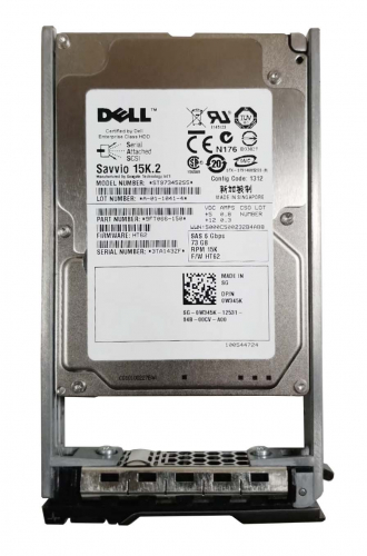 Жесткий диск Dell 9FT066-150 73Gb SAS 2,5" HDD